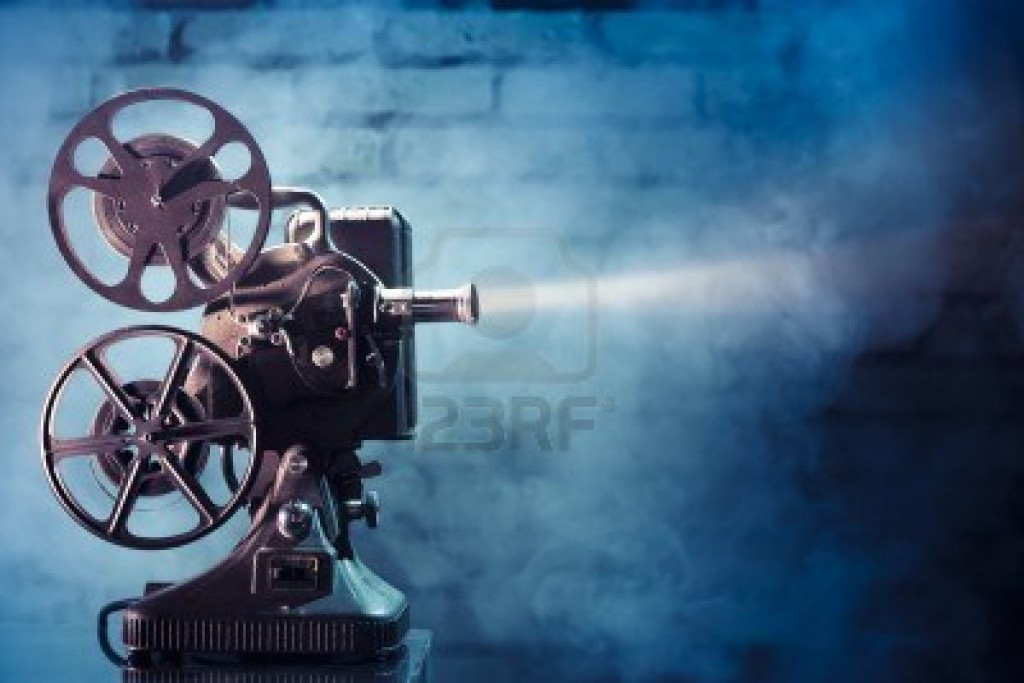 12360077-photo-of-an-old-movie-projector