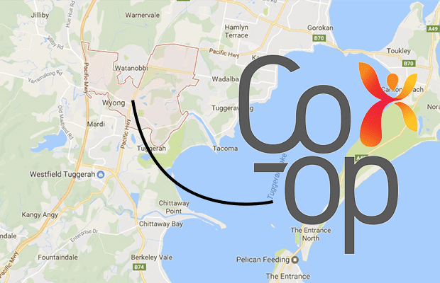 The far-flung location of the Co-op's AGM: Wyong.
