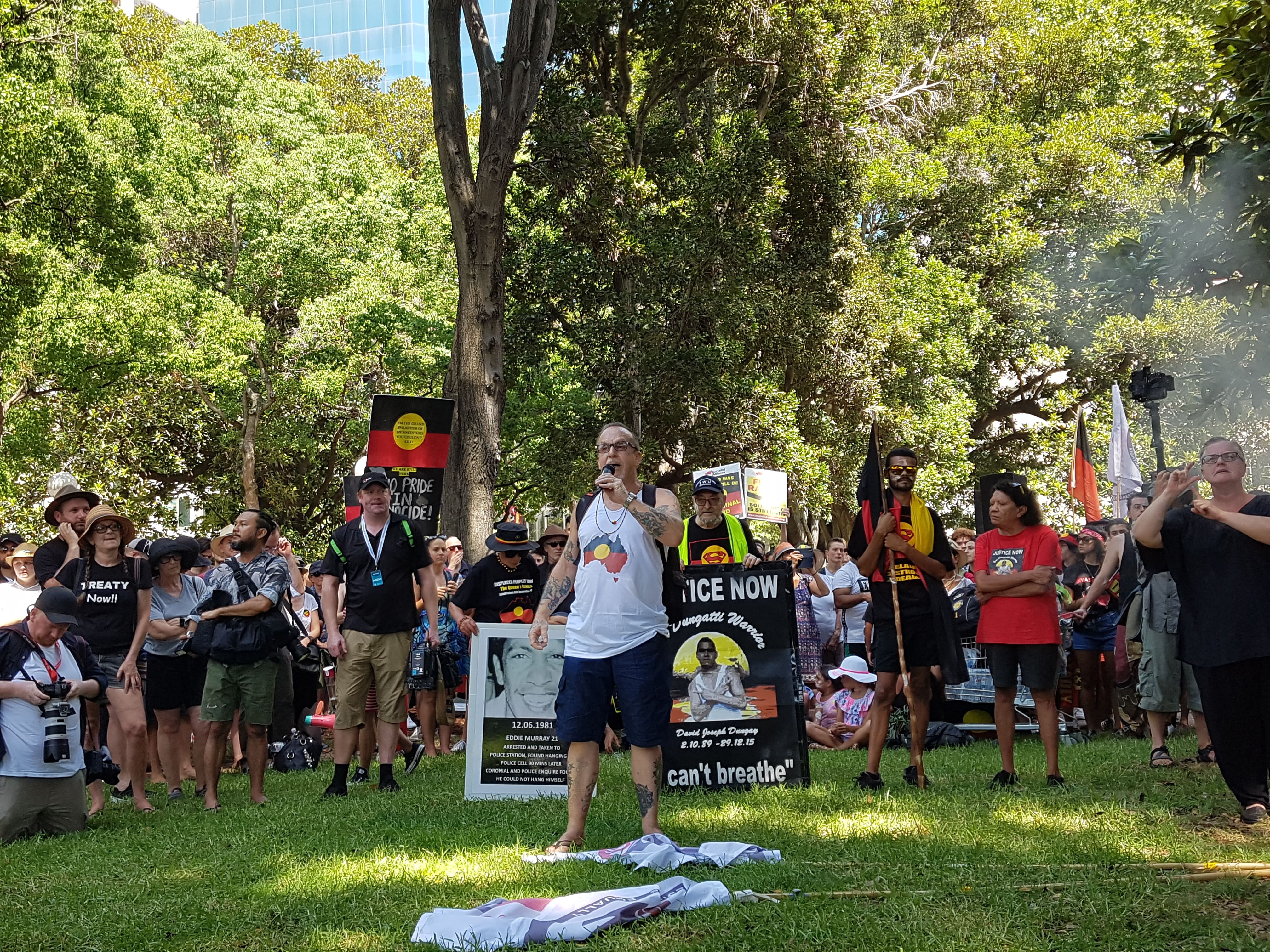 A speech from iconic Indigenous activist and poet Ken Canning, whose people are from the Kunja Clan of the Bidjara Nation in south west Queensland.
