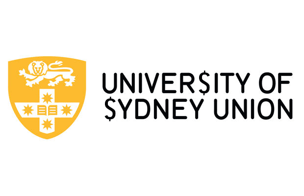 The University of Sydney Union logo but the S has been replaced by a dollar sign