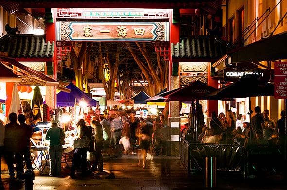 Chinatown at night