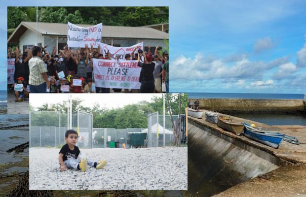 Collage of images from Nauru