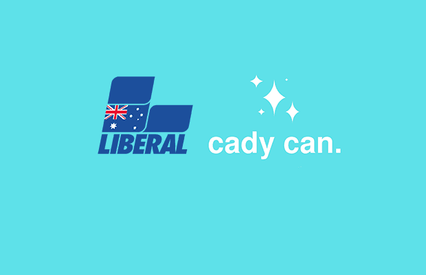 Cady Can USU logo and Liberal
